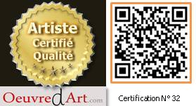 exemple de logo de certification artiste