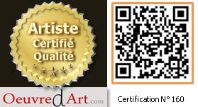 exemple de logo de certification artiste